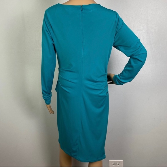 MICHAEL MICHAEL KORS BLUE LONG SLEEVE MINI DRESS - Picture 7 of 10